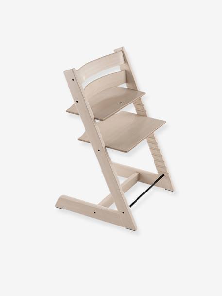 Hoge stoel Tripp Trapp STOKKE BLEACHED+donkerbruin+ecru+grijs+groen+NATUURLIJK+ONWEER GRIJS+WIT+zachtpaars+ZWART - vertbaudet enfant 