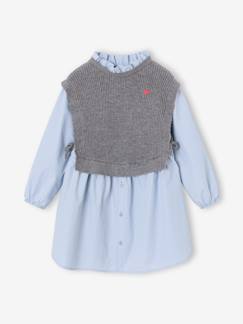 -Hemdjurk met 2-in-1 effect voor meisjes