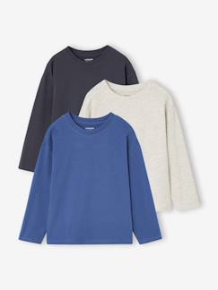 -Set van 3 jongensshirts met lange mouwen