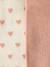 Set van 2 paar maillots met hartjes voor babymeisjes beige+marineblauw - vertbaudet enfant 