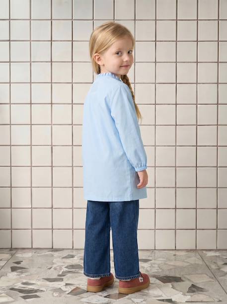 Personaliseerbare FROZEN-schort hemelsblauw - vertbaudet enfant 