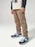 Joggingbroek jongen met print beige+dennen+marineblauw - vertbaudet enfant 