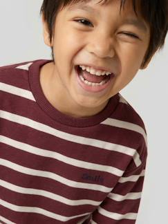 -Gestreept T-shirt met lange mouwen voor jongens