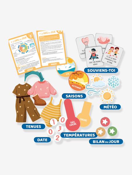 Emotiekalender J.A.D.E meerkleurig - vertbaudet enfant 