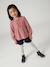 Meisjesblouse met lange mouwen ecru+rouge - vertbaudet enfant 