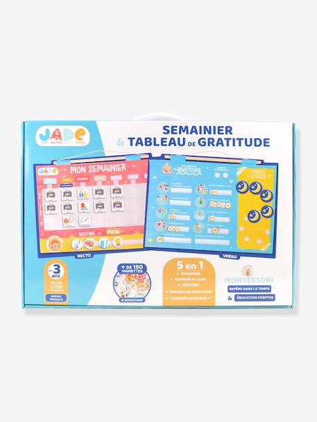 J.A.D.E Montessori weekkalender meerkleurig - vertbaudet enfant 