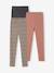 Set van 3 meisjesleggings inktblauw+vanille - vertbaudet enfant 