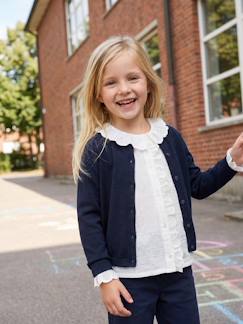 -Blouse voor meisjes met Engels borduurwerk