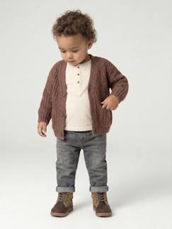 Baby-Broek, jean-Basics denim jeans voor baby's met elastische tailleband en zakken