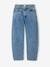 Ballonjeans voor meisjes middenblauw - vertbaudet enfant 