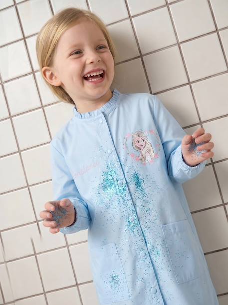Personaliseerbare FROZEN-schort hemelsblauw - vertbaudet enfant 