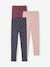 Set van 3 meisjesleggings inktblauw+vanille - vertbaudet enfant 