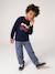 Jongensshirt met lange mouwen hazelnoot+marineblauw - vertbaudet enfant 