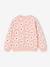 Meisjessweater met ronde hals ecru+ivoor+lichtroze+taupe - vertbaudet enfant 