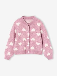 - Jacquard vest met hartjes meisjes