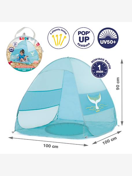 LUDI multifunctionele tent blauw - vertbaudet enfant 