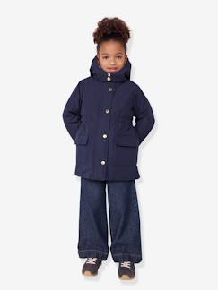 Meisje-Mantel, jas-Halflange parka