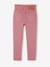 Slim fit broek meisje inktblauw+zachtpaars - vertbaudet enfant 