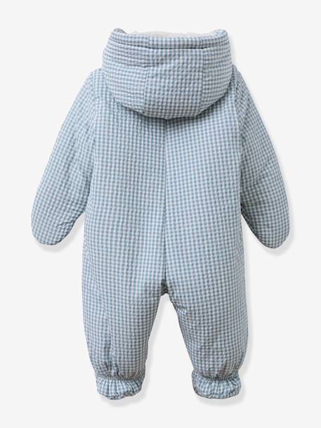 Geruite pilotenoverall CYRILLUS blauw - vertbaudet enfant 