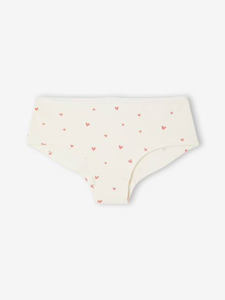 Set van 7 meisjesshorties beige - vertbaudet enfant 