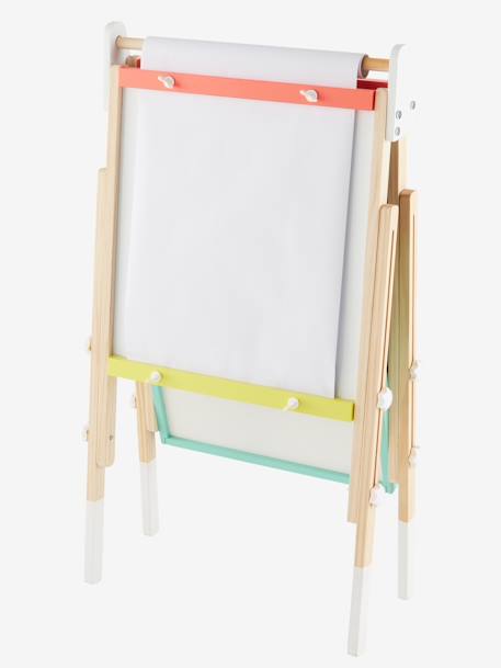 Vouwbaar bord, in 3 hoogtes verstelbaar meerkleurig+Roze+wit - vertbaudet enfant 