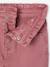 Slim fit broek meisje inktblauw+zachtpaars - vertbaudet enfant 