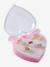 Set van 5 meisjesringen lichtroze+rozen - vertbaudet enfant 