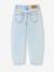 Ballonjeans meisje gebleekt denim+middenblauw - vertbaudet enfant 