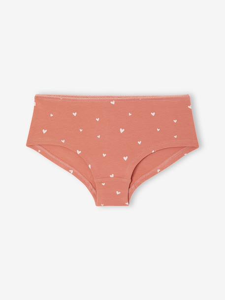 Set van 7 meisjesshorties beige - vertbaudet enfant 