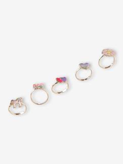 -Set van 5 meisjesringen