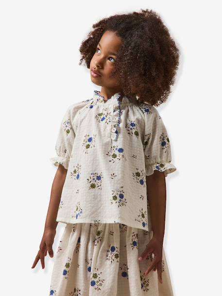 Blouse Rosa CYRILLUS rozen - vertbaudet enfant 