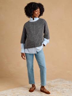 -Zwangerschapsjeans mom fit