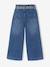 Wijde paperbag jeans voor meisjes donkerblauw+middenblauw - vertbaudet enfant 