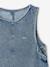 Denim overgooier voor meisjes middenblauw - vertbaudet enfant 