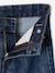 Battlejeans voor jongens, fijne bouw denimgrijs+ongewassen denim - vertbaudet enfant 