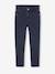 Slim fit broek meisje inktblauw+zachtpaars - vertbaudet enfant 