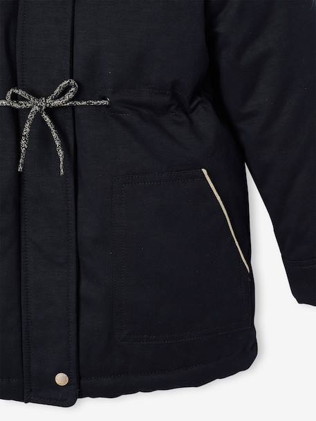 3-in-1 parka met capuchon meisje DARK GREEN+groengrijs+kaki+PURPLE DARK+salie+zwart - vertbaudet enfant 