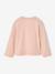 Meisjes T-shirt met lange mouwen roze (poederkleur) - vertbaudet enfant 