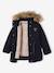 3-in-1 parka met capuchon meisje DARK GREEN+groengrijs+kaki+PURPLE DARK+salie+zwart - vertbaudet enfant 