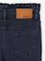 Slim fit broek meisje inktblauw+zachtpaars - vertbaudet enfant 