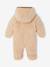 Gewatteerde babyoverall met capuchon zandbeige - vertbaudet enfant 