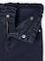 Slim fit broek meisje inktblauw+zachtpaars - vertbaudet enfant 