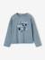 T-shirt met lange mouwen voor meisjes chambrayblauw+oudroze - vertbaudet enfant 