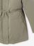 3-in-1 parka met capuchon meisje DARK GREEN+groengrijs+kaki+PURPLE DARK+salie+zwart - vertbaudet enfant 