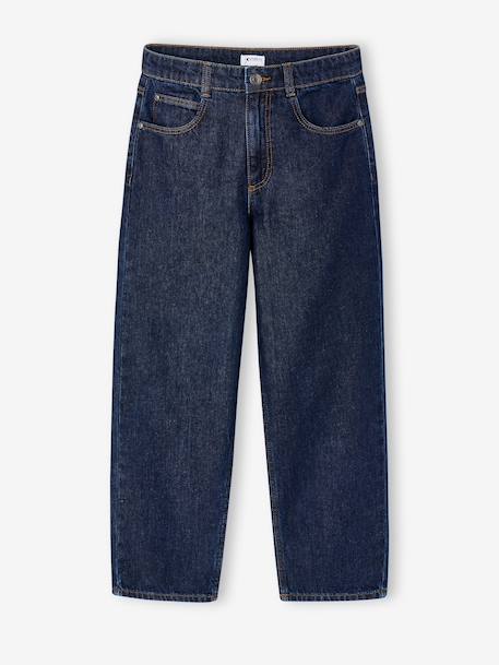 Losse jongensjeans JONEN denimgrijs+double stone+ongewassen denim - vertbaudet enfant 