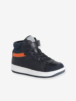 -Halfhoge jongenssneakers met klittenband