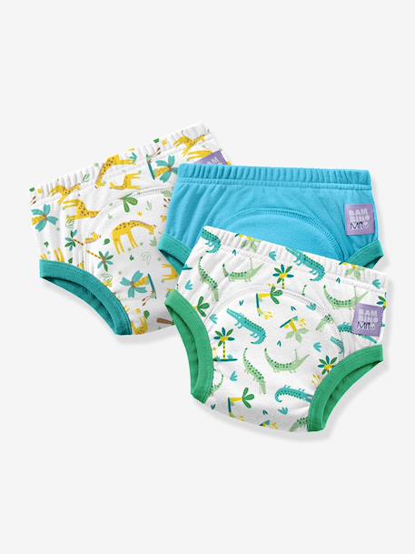 3 trainingsbroekjes BAMBINO MIO blauw - vertbaudet enfant 