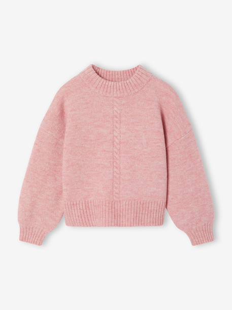 Meisjestrui met boxy fit pruim+rozen - vertbaudet enfant 