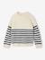 Meisjestrui met strepen ecru+marineblauw - vertbaudet enfant 