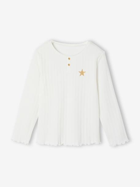 Meisjespyjama met broek lichtroze - vertbaudet enfant 